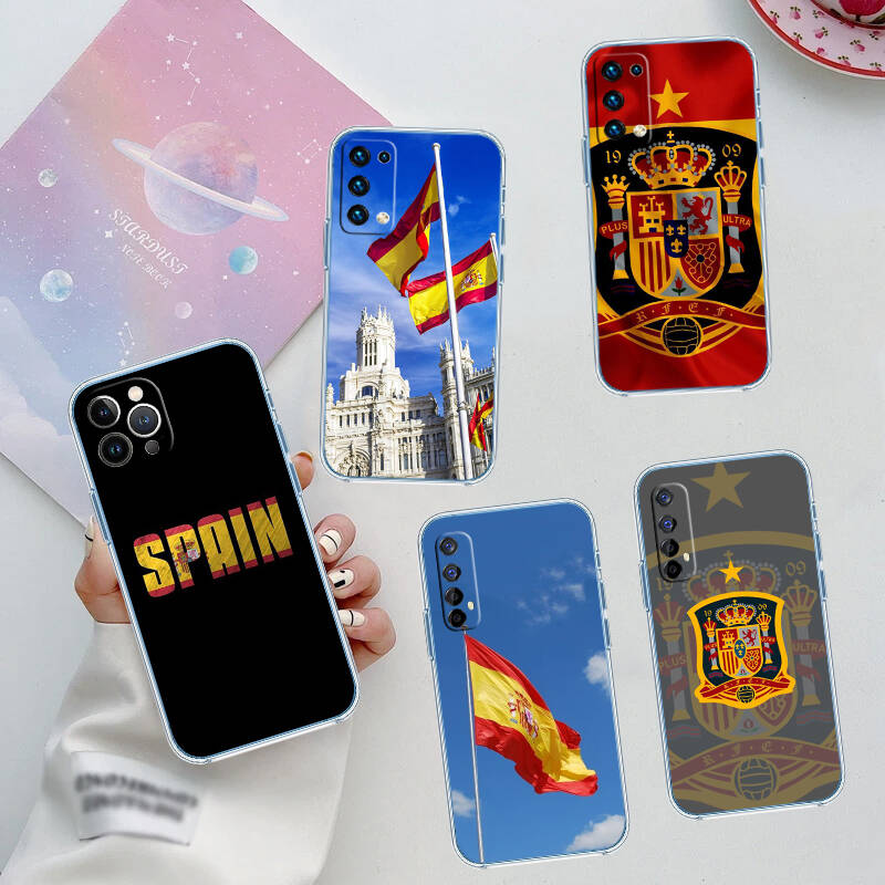 Spain Flag Phone Case for Motorola Edge 20 30 S30 40 50 Fusion Lite Plus Pro Neo Ultra One Hyper Power Action Zoom Macro Vision