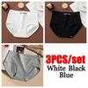 3PCS/Set Letter Seamless Women Panties Underpanties Sports Soft Female Underwear Large Size Sexy Pure Cotton Women's Intimates