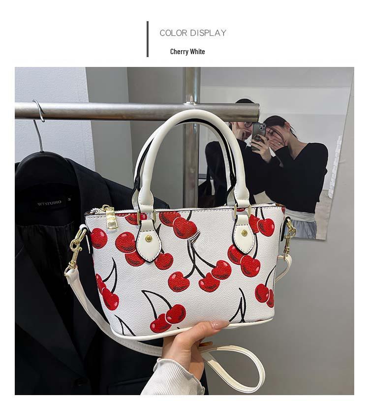 Трендовая женская сумка кроссбоди и тоут на плечо 2025 - Простой принт, текстура ПУ