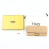 Fendi Кошелек FFMetal Багет Континентальный Кожаный Длинный Кошелек с 3D FF 8M0251 Б/У