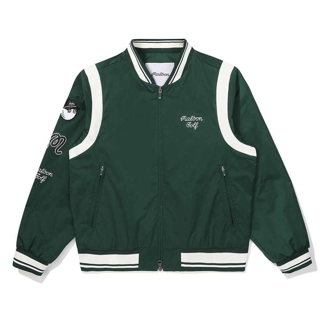 Мужская водонепроницаемая бейсбольная куртка MALBON, Корея, Осень/Зима 2025, для гольфа и активного отдыха