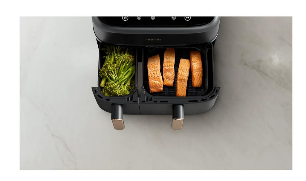 Philips Airfryer | NA352/00 | 2750 W | 9 L capacity | Rapid Air technology | Grey/copper color