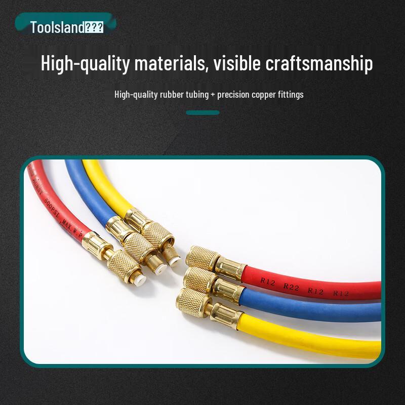 Toolsland 3-метровый шланг для заправки хладагентом