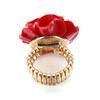 Новая мода регулируемая свадебная вечеринка резная резная роза кольцо