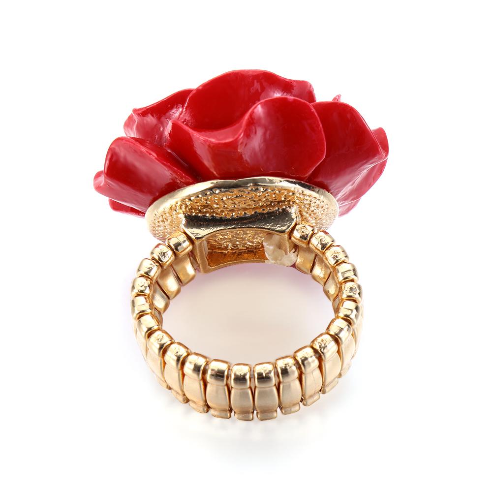 Новая мода регулируемая свадебная вечеринка резная резная роза кольцо