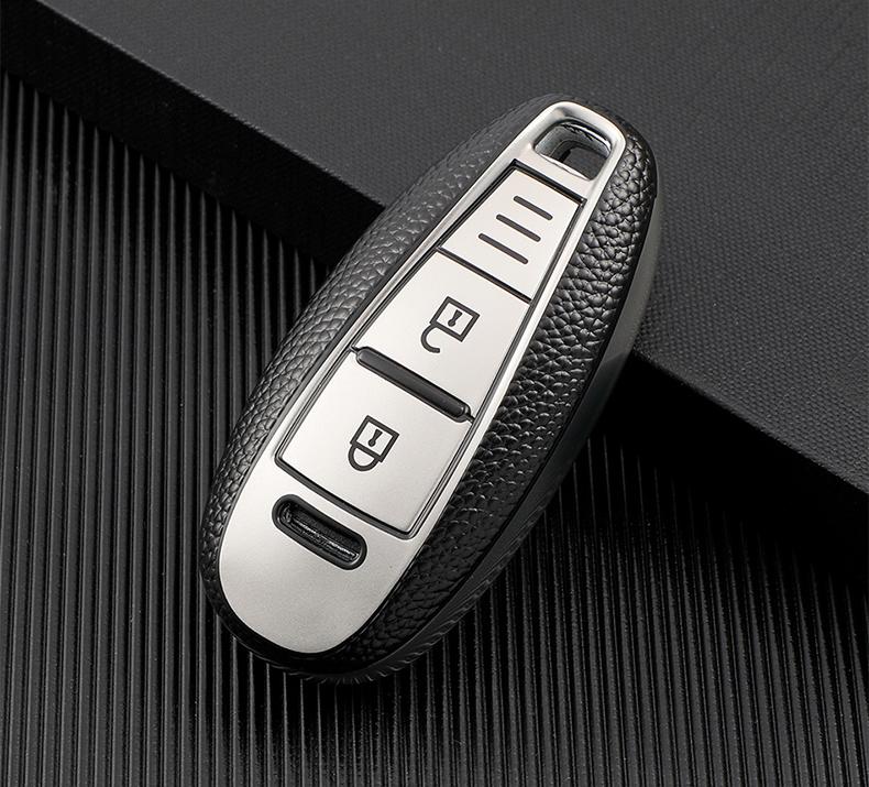 Для Suzuki Baleno Ertiga Ciaz Ignis Kizashi Swift SX4 S-cross Vitars TPU кожаный чехол для смарт-ключа автомобиля сумка-протектор брелок