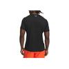 Under Armour HeatGear Облегающая Удобная Стильная Универсальная Футболка с Коротким Рукавом Мужские Топы Черный 6000939-001