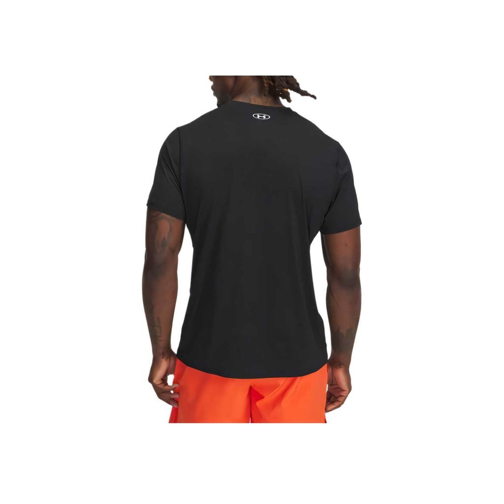 Under Armour HeatGear Облегающая Удобная Стильная Универсальная Футболка с Коротким Рукавом Мужские Топы Черный 6000939-001