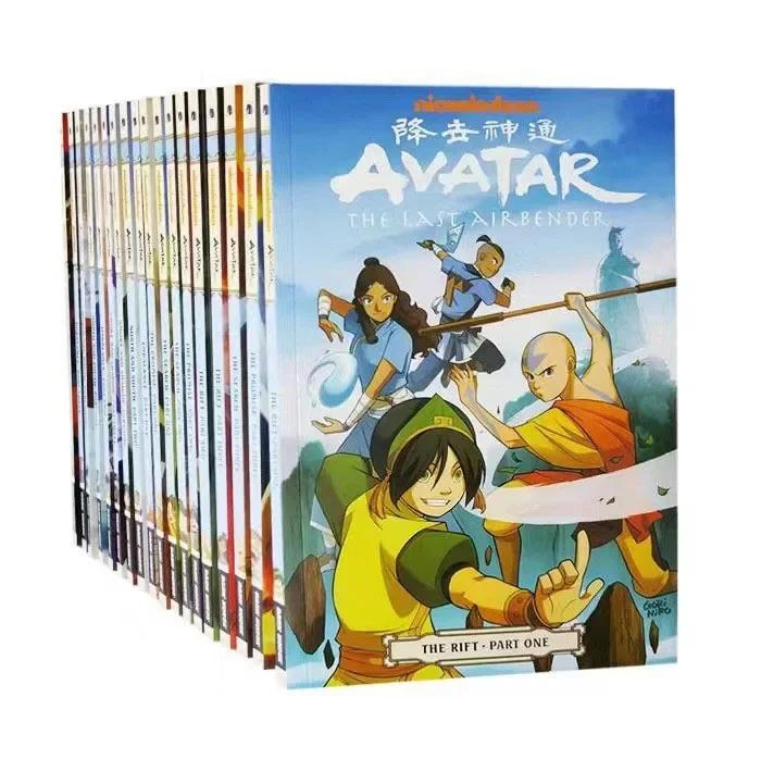 Avatar: The Last Airbender Season 1+ 2 English Picture Book American Comics Action Comedy Fantasy 18 Books
