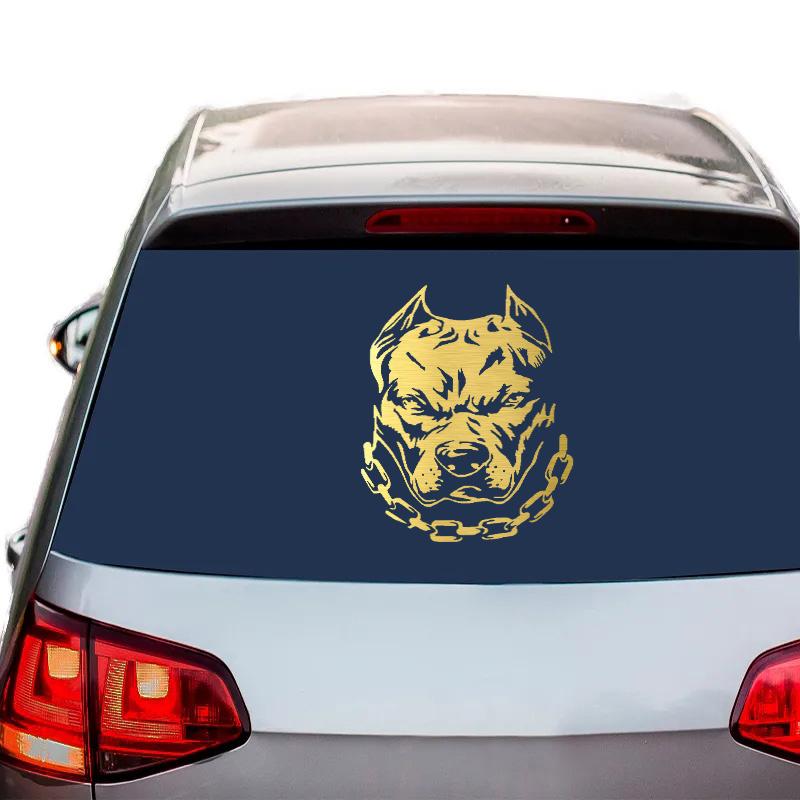 CK21927# Pitbull Dog Car Sticker Waterproof Vinyl Decal Stickers Pegatinas Para Coche Car Accessories
