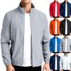 Men's Summer Light And Solid Color Outdoor Loose Large-sized Sun-protective Clothing, Windbreaker Jacket