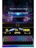 61-клавишная механическая клавиатура с RGB-подсветкой - Портативная, для игр и офиса, синий переключатель