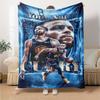 Golden State Curry Customize Text Blanket Throw Personalized Blanket Soft & Cozy Throw For Bedding Home Decor Nap Office Chair All-Season Use