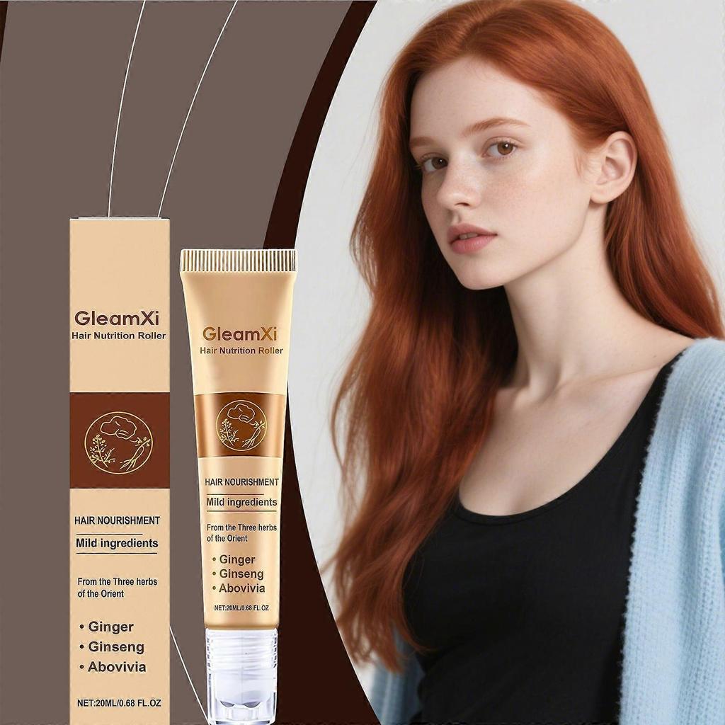 Gleamxi Hair Care Roll-On Essence, Gentle And Moisturizing, Smooth And Lightweight Hair, Adds Shine, Portable Hair Care Application