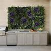 Zielona ściana - panel roślinny - violet flowers -  uv 50 x 50