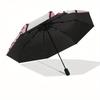 1pc Hello Kitty Donuts Pink Theme Umbrella with Plastic Handle,Suitable for All Seasons Home Travel Outdoor UmbrellaSanlio114