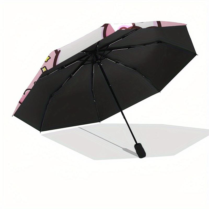 1pc Hello Kitty Donuts Pink Theme Umbrella with Plastic Handle,Suitable for All Seasons Home Travel Outdoor UmbrellaSanlio114