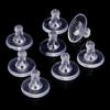 10/100pcs Rubber Back Silicone Round Ear Plugging Blocked Earring Back Stoppers for DIY