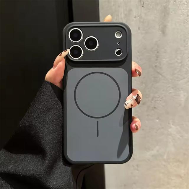 Чехол To i17 Series из жидкого силикона, матовый, для iPhone 17 15 16 Pro Max, с поддержкой MagSafe, беспроводной зарядки, магнитная крышка