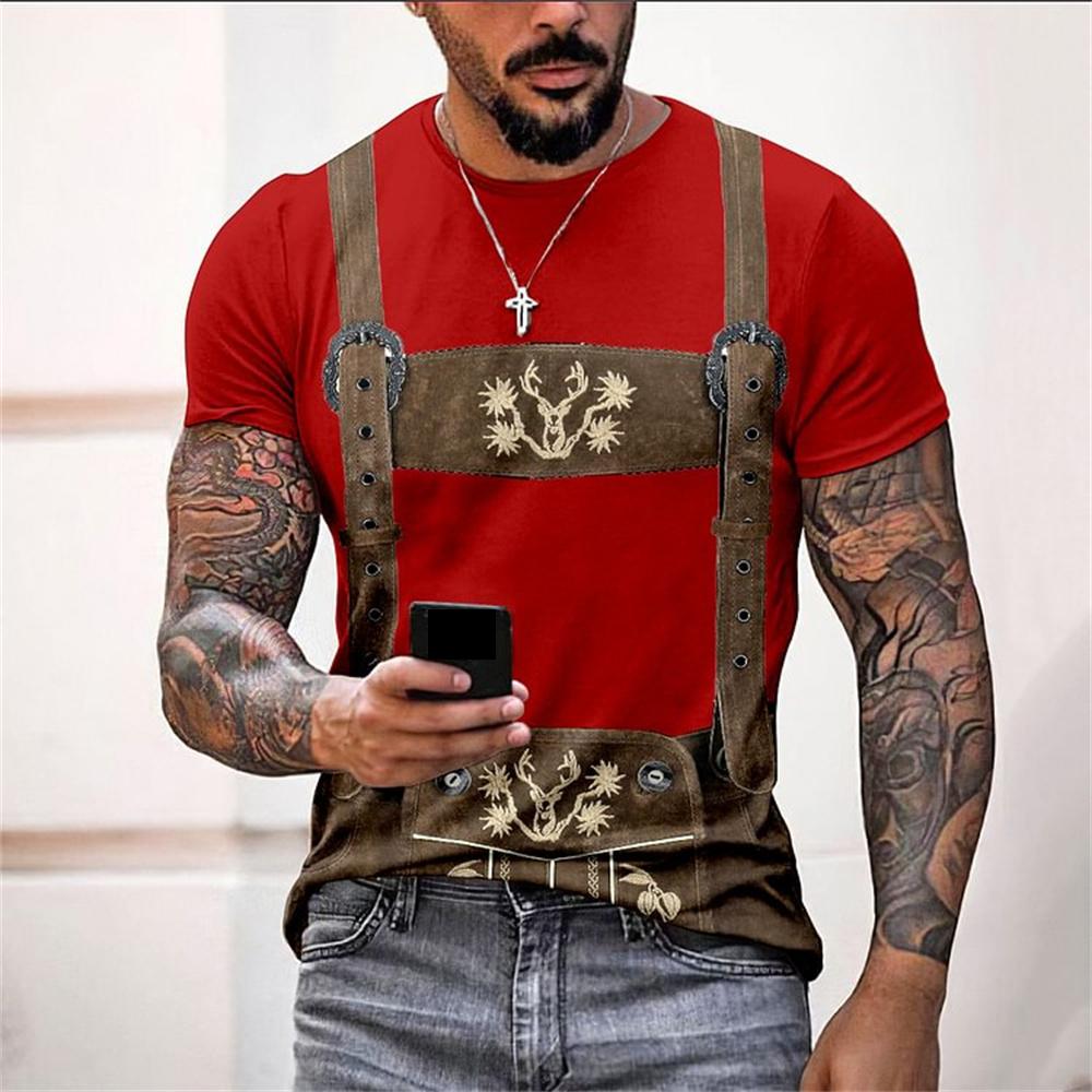 Футболка с 3D-принтом для мужчин, повседневные топы с короткими рукавами, мужская одежда, футболка большого размера, модная уличная одежда, размер XXS-6XL