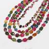 Summer Original Niche Multi-Layer Stacked Wish Stone Tourmaline Necklace Female Wealth Health Lucky Stone Collarbone Chain 226