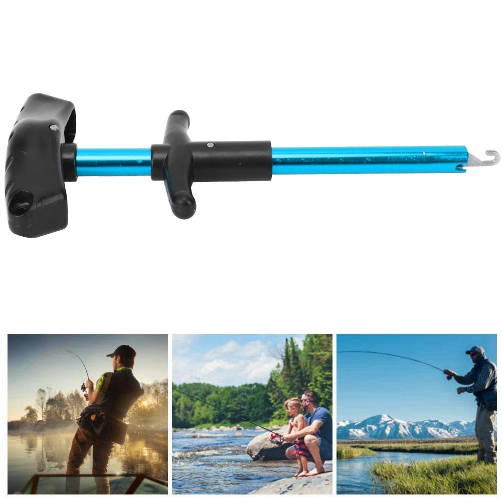 Stainless Steel T Shape Fish Hook Remover Lure Sea Fishing Tackle Accessoryblue