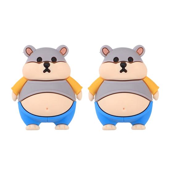 2Pcs Anti-Collision Sticker for Cars And Homes Soft Silicone Buffering Tool for Doors Walls Corners Cushions Bumps And Noise Cute Squeezable Doll