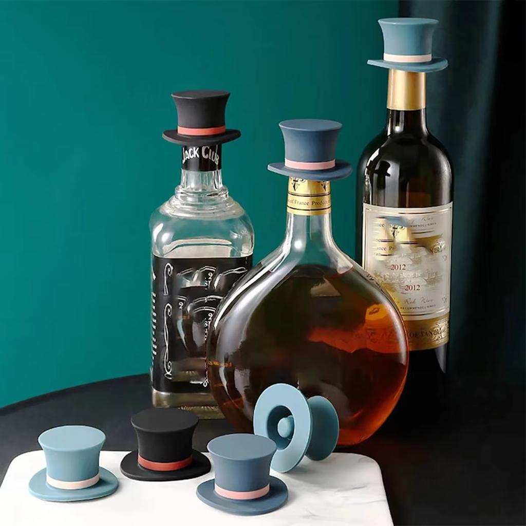 Многоразовая силиконовая пробка для вина, герметичная пробка для шампанского, виски, пробка для закрытия, крышка, барные принадлежности для бармена