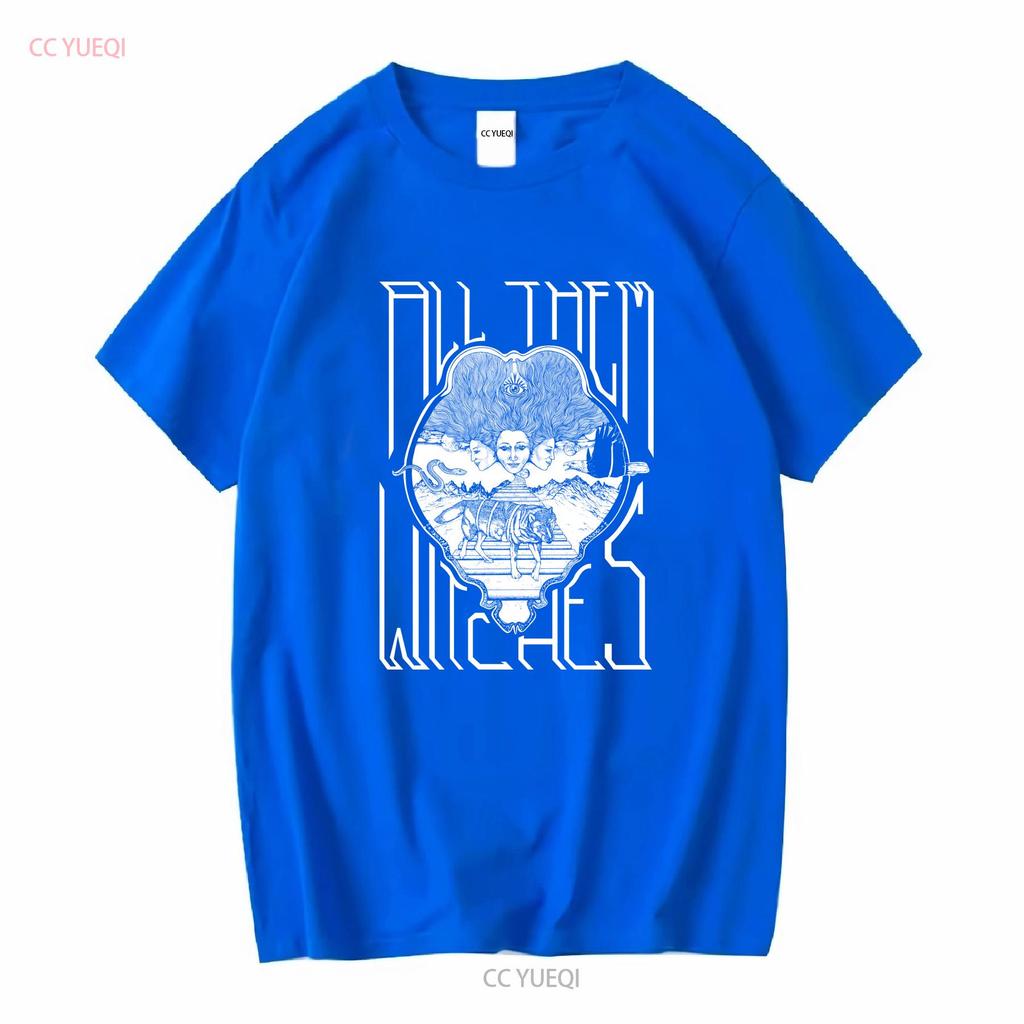 Все Эти Ведьмы Футболка с принтом Ведьмы S M L XL 2XL 3XL с длинным или коротким рукавом винтажная Стирка Дышащая уличная мода Эластичная мода