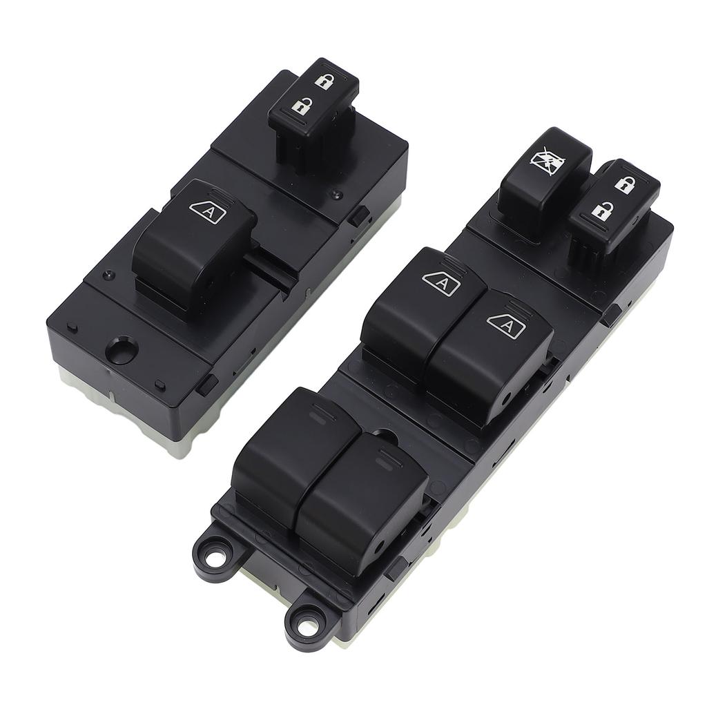 Master Power Window Switch 25401ZL10A 25411ZP80A Front Left and Right Side for Pathfinder 2007 2012 Left Hand Drive