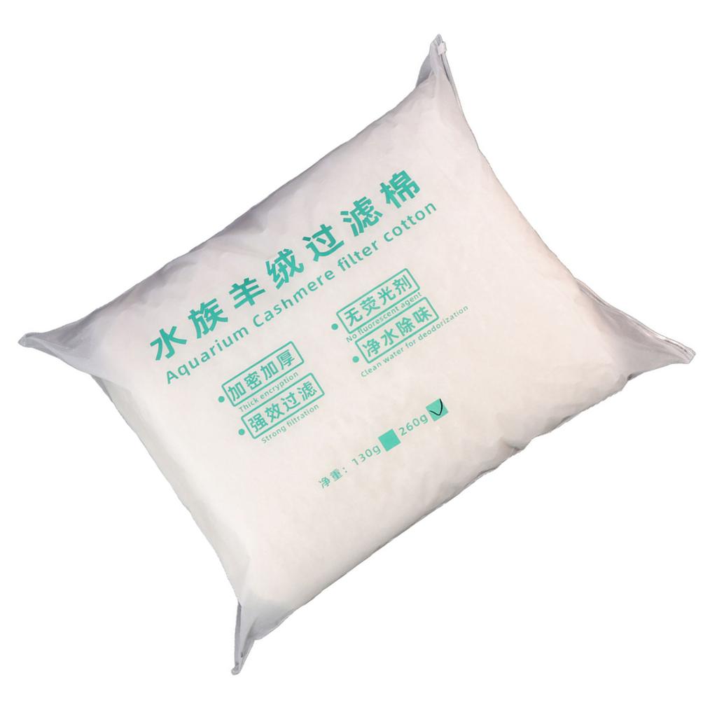 Аквариумный фильтр Губка Хлопок для бытовых аквариумов Кашемировый хлопок Легкий ручной разрыв Фильтрующий хлопок Аксессуар для фильтрации