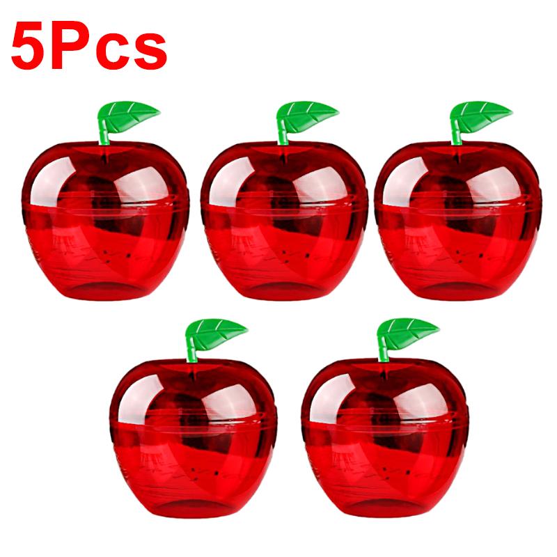 5 шт. контейнер для яблок, товары для рождественской вечеринки, подарочная коробка для хранения яблок, конфет, белоснежная вечеринка, подарок на свадьбу, украшение