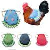 Cloth Chicken Saddle Apron Soft Adjustable Hen Back Jacket Chicken Harness Vest Poultry Apron Protecting Feathers