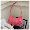 Stylish Korean Fashion Simple Solid Color Small Square Bag For Women With Bow Knot Design Perfect For Everyday Use