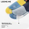 Men's Socks for Autumn And Winter, Casual Cotton Socks, Breathable Mid-Calf Socks, 4 Pairs Pack, Large Color Stripes