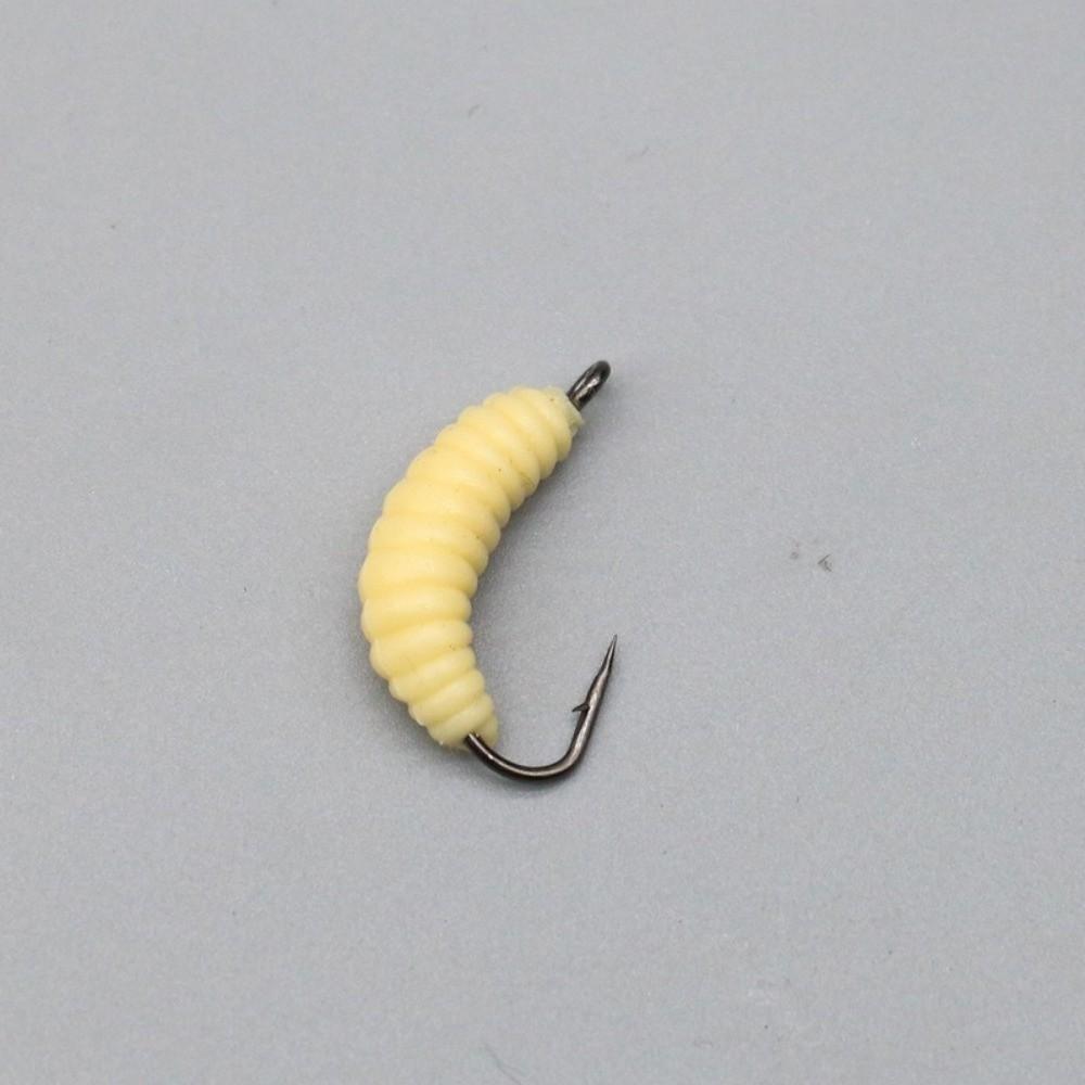 30Pcs/Box Soft Material Simulation Breadbug Lures Artificial Worms  Freshwater Fishing