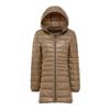 FASHION  Light Down Jacket Women's Medium  Long Fattened Plus Size Removable Cap Lightweight Ultra-thin Jacket Tide Clothes