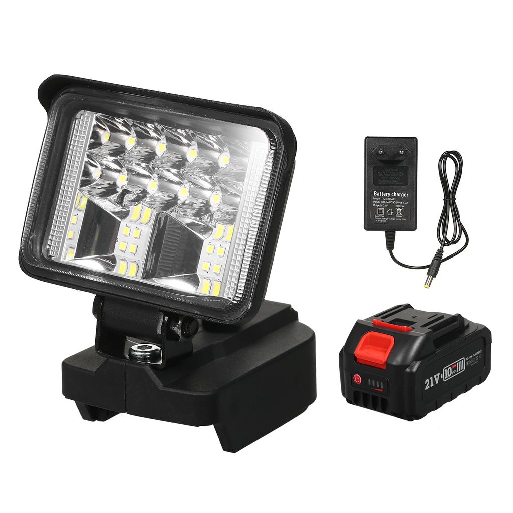 3 Inch LED Work Light for 21V Lithium Batteries Super Bright Outdoor Lighting 120 Degree Rotation