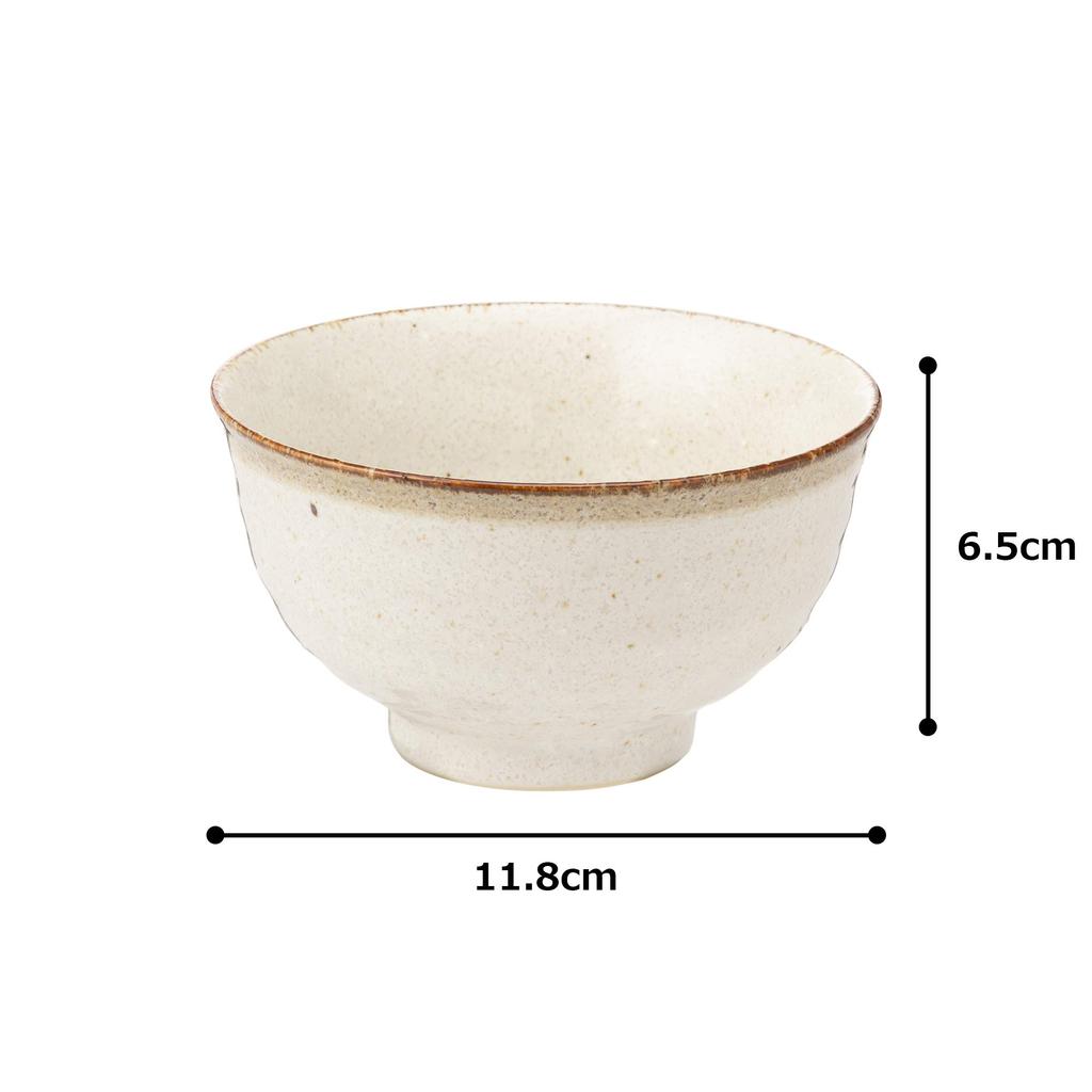 Миска для риса Mino Ware, белая Карацу K72038