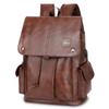 Tilorraine Men Shoulder Bag Men's Fashion Trend Backpack Casual Student Schoolbag Computer Travel PU Leather Bag