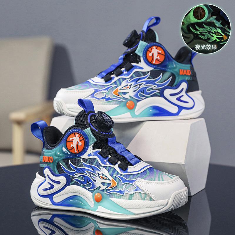 Мальчики Баскетбол Баскетбольные Кроссовки 2025 Баскетбол Детские Кроссовки Кроссовки Мальчики Спорт Мода Фактурные Кроссовки Баскет