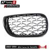 Black Chrome Star-Style Front Grille for BMW 3 Series E46 (2002-2004) 4-Door