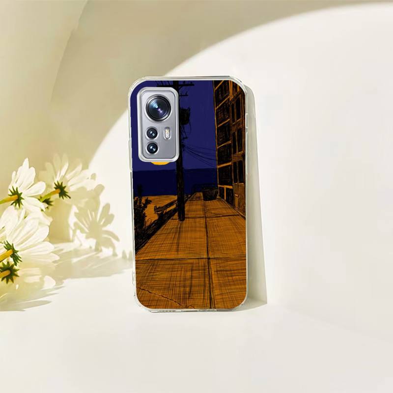 Меланхоличный синий чехол для телефона для Xiaomi Mi 11 10 A2 A2lite A1 9 9SE 8Lite 8explorer F1 Poco M3 X3 Pro Fundas Cove