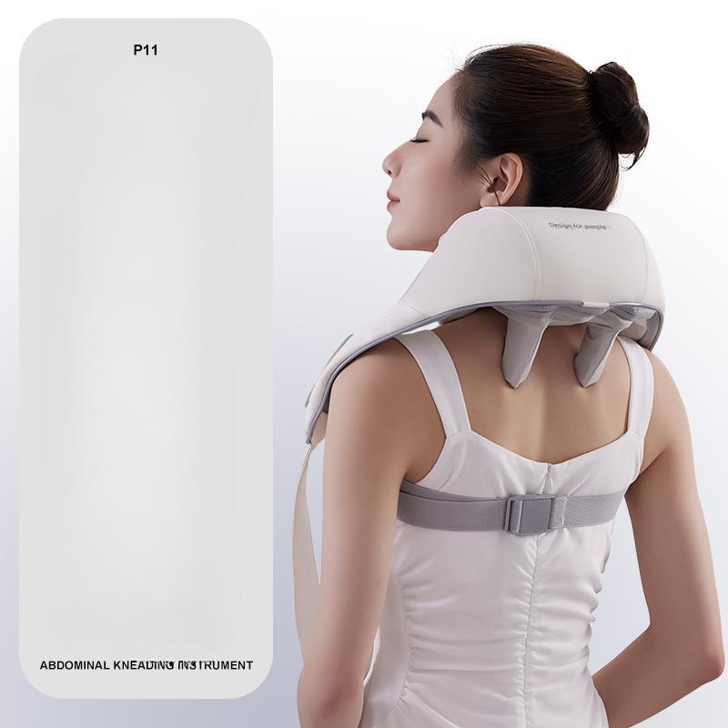 Массажер для шейной трапеции, горячий компресс для плеч, разминание и массаж, шаль для шеи, бытовой перезаряжаемый массажер для плеч и шеи