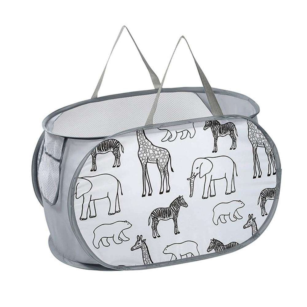Cartoon Giraffe Laundry Basket Home Dirty Clothes Basket Miscellaneous Sorting and Storage Basket Bathroom Organizer Storage
