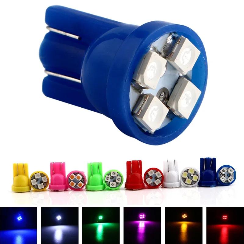 Автомобильная лампа T10 3528 1210 4SMD Широкий свет Лампа для чтения Панель приборов Лампа номерного знака W5W Мотоциклетное оборудование Аксессуары Amagi