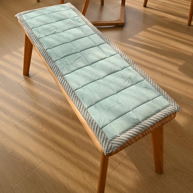 Подушка для стула для столовой, длинная подушка для сиденья скамьи, прямоугольный коврик для табурета для переобувания, протектор сиденья скамьи, подушка для сиденья дивана