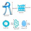 Набор из 6 предметов, тренажер для захвата рук, счетный захват для рук, тренировочный инструмент, регулируемый фитнес-тренажер для запястья, устройство для силовой тренировки, зажим для рук, захват для предплечья