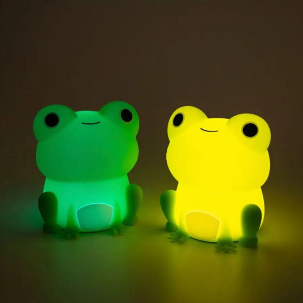 Soft Silicone Frog Night Light Dimmable Nursery Night Light Gift Idea Night Lamp  Bedroom