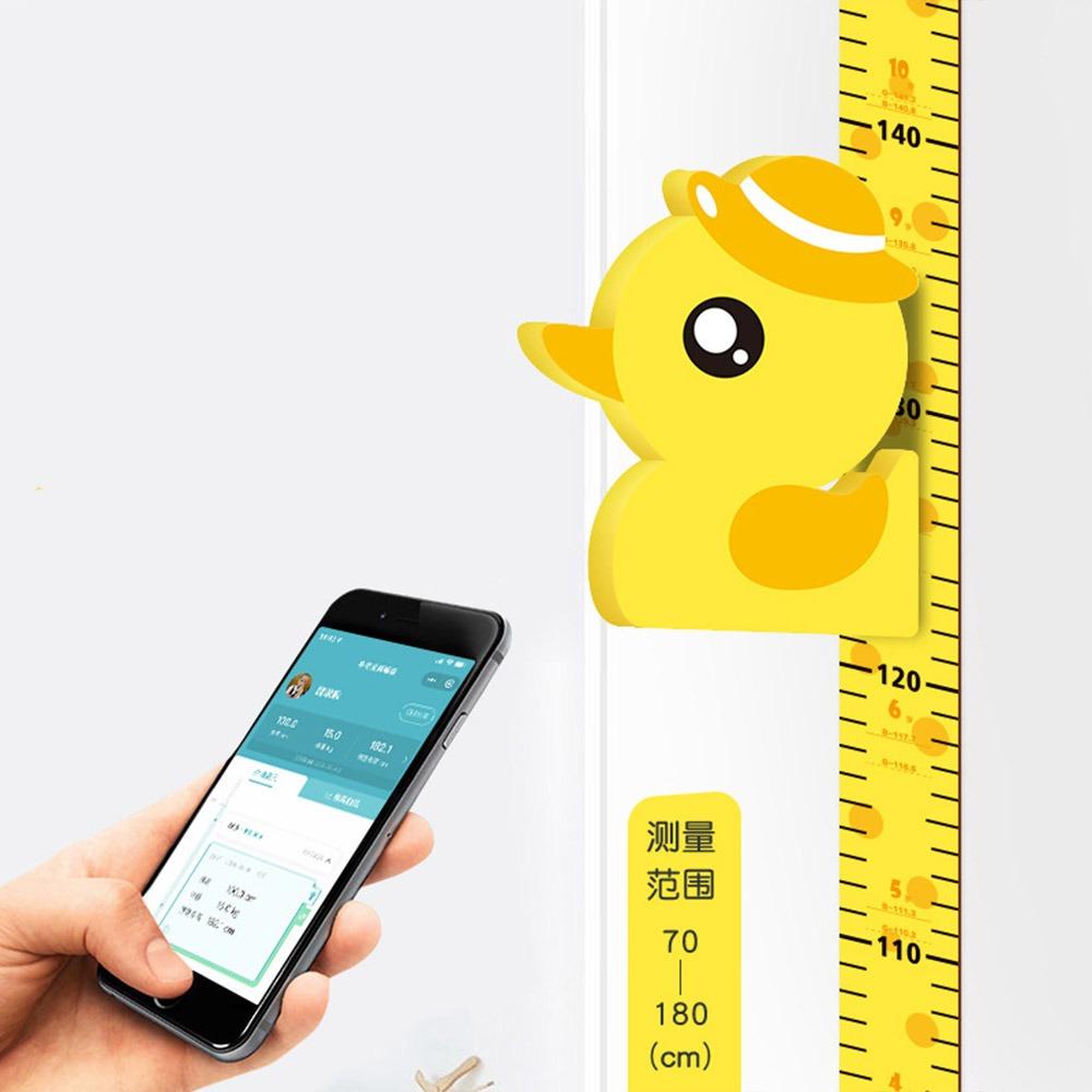 Self-adhesive Height Measuring Ruler Movable Magnetic Wall Sticker for Children